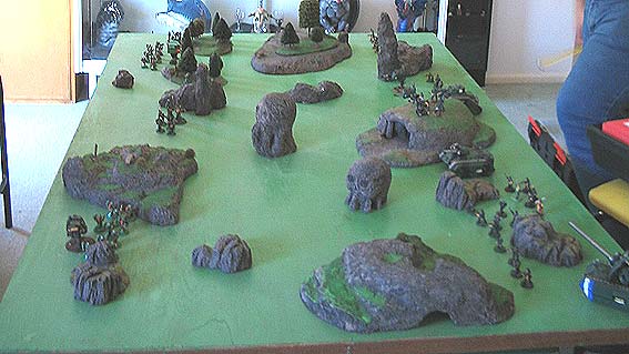Warhammer 40K Battle Report - Guard VS Marines