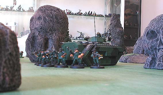 Warhammer 40K Battle Report - Guard VS Marines