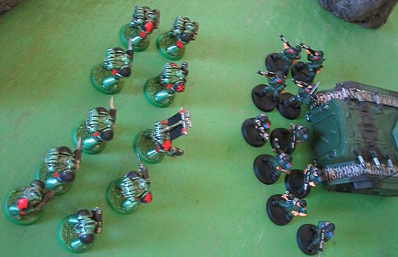 Warhammer 40K Battle Report - Guard VS Marines
