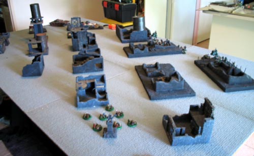 Warhammer 40K Battle Report - Guard vs Chaos