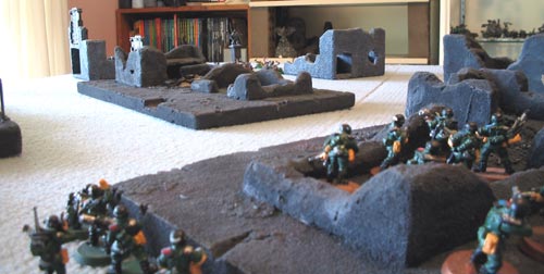 Warhammer 40K Battle Report - Guard vs Chaos